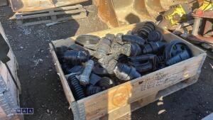 Crate of excavator rollers - 5