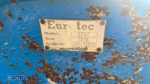 Compaction plate to suit 13t excavator (65mm pins) - 8