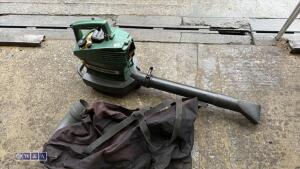 Petrol garden blower/vacuum c/w collection bag - 4