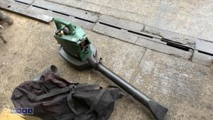 Petrol garden blower/vacuum c/w collection bag - 6