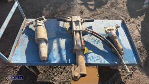 2 x Pneumatic picks & TEREX hydraulic breaker (766)(760)(914)