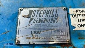 Stephill 10kva duel volt generator - 12