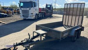 INDESPENSION 2.6t twin axle plant trailer - 6