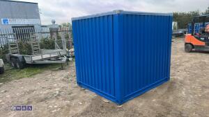 2026 7ft mini container with pedestrian side door & window - 7