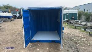 2026 7ft mini container with pedestrian side door & window - 9