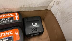 Box of STIHL batteries - 3