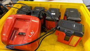 HUSQVARNA batteries & charger - 5
