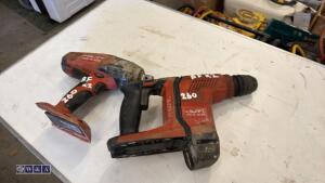 HILTI SIW9A-22 impact wrench & HILTI TE6-A36 hammer drill (3333394)