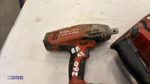 HILTI SIW9A-22 impact wrench & HILTI TE6-A36 hammer drill (3333394) - 3