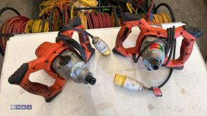 2 x 110v paddle mixers - 2