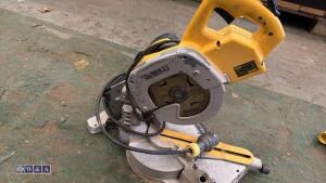 DEWALT 110v mitre saw - 2