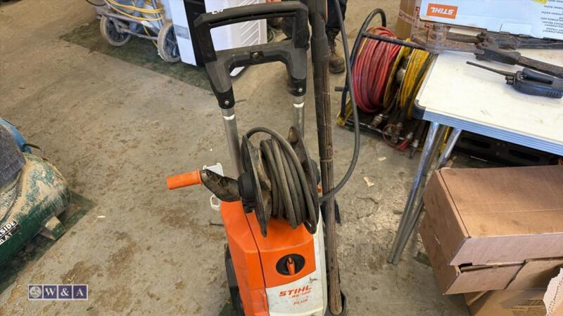 STIHL RE120 240v jet wash c/w hose & lance