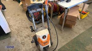 STIHL RE109 240v jet wash c/w hose & lance
