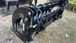 6ft muck / log grab c/w euro brackets (unused) - 5