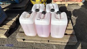 5 x drums of traffic film remover
