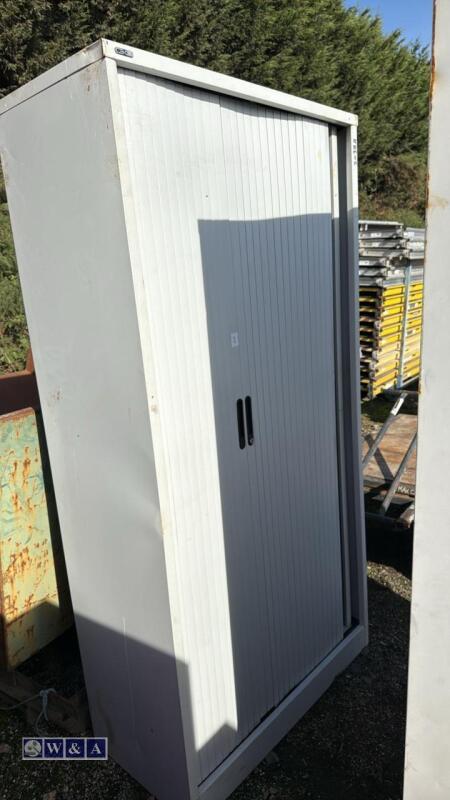 Metal cabinet (key in office)