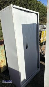 Metal cabinet (key in office)