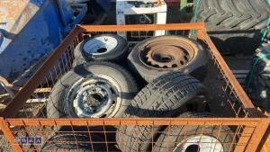 Stillage of trailer wheels & tyres - 2