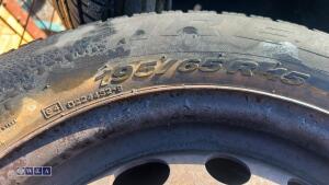 Stillage of trailer wheels & tyres - 7