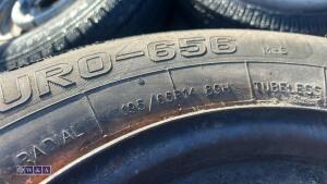 Stillage of trailer wheels & tyres - 8