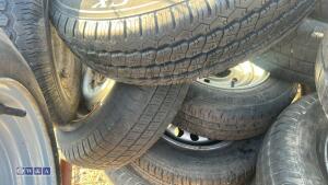 Stillage of trailer wheels & tyres - 10
