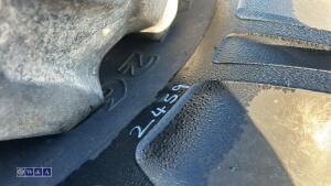 3 x wheels & tyres to suit JCB 3CX (1 x 12.0/12.5 - 18)( 2 x 18.4 - 26) - 8