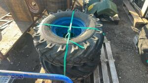 2 x wheels & tyres to suit 3t dumper (11.5/80-15.3) - 2