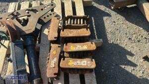 6 x machine moving skates - 2