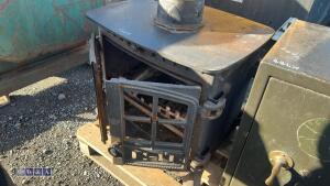 HUNTER 16 double front multi fuel log burner - 4
