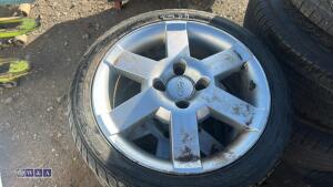 4 x alloy wheels & tyres to suit a Ford (165/45R16) - 4