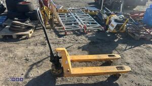 Euro pallet truck (yellow) - 2
