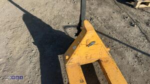 Euro pallet truck (yellow) - 5
