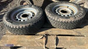 2 x wheels & tyres (185/70R13C) - 2