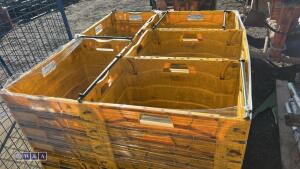 Quantity of heavy duty stacking boxes - 4