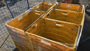 Quantity of heavy duty stacking boxes - 5
