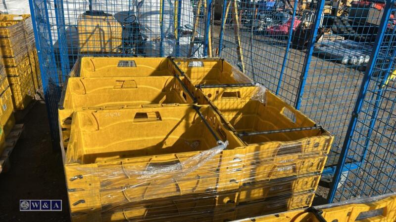 Quantity of heavy duty stacking boxes