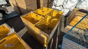 Quantity of heavy duty stacking boxes
