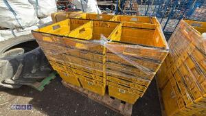 Quantity of heavy duty stacking boxes - 2