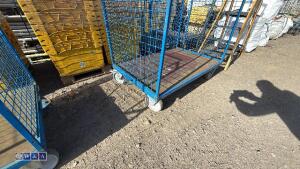 2 x Trolleys (blue) - 4