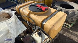 Petrol jet wash c/w hose, lance & tank - 6