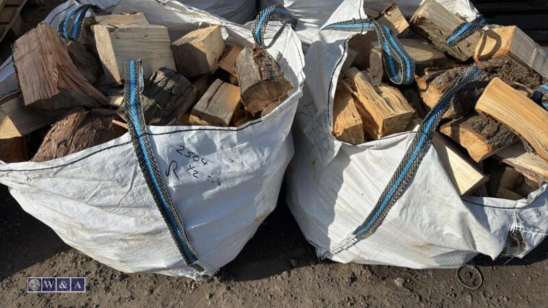 2 x bags of logs