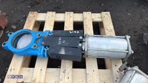 2 x knife gate valves - 3