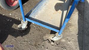 Wheeled metal trolley - 3