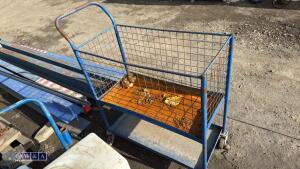 Wheeled metal trolley - 4