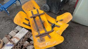 3 x JCB mudguards
