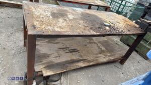 Steel workbench c/w vice - 2