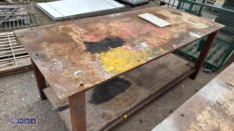 Steel workbench