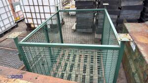 Steel security cage (approx 1.4m long x 1m wide x 90cm high) - 2