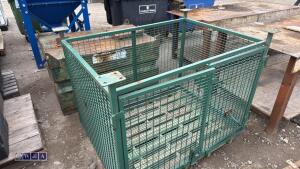 Steel security cage (approx 1.4m long x 1m wide x 90cm high) - 3