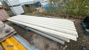 Quantity of tin roofing sheets